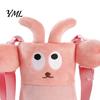 Adjustable Crossbody Bottle Holder Cartoon Plush Cup Holder, Cute 3D Animal Water Carrier Bag Handheld with Strap, Soft Protective Sleeve for Outdoor
