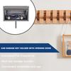 Car Garage Key Holder With Opening Door Fun Garage Keychain Wall Mount Key Organizer with Opening Door Car Key Hook for Hallway