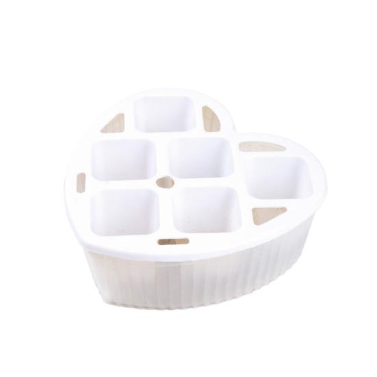 Tulip Bulb Planter Hydroponic Plant Growing Container with Clear Water Reservoir Multi-Hole Hydroponic Planter for Home Gardening Narcissus Hyacinth
