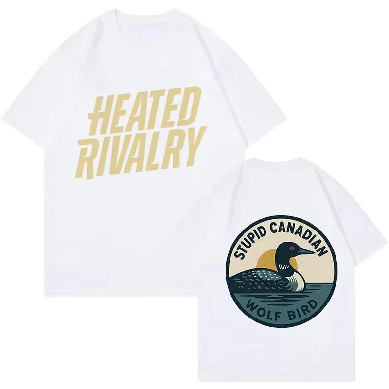 Heated Rivalry Print T Shirt Unisex Hip Hop Tees Tops Hot TV Fashion Tshirt Unisex Women Graphic Vintage TShirt Streetwear Clothes