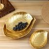 Simple Nordic Snack Candy Dish Leaf-Shaped Living Room Home Dining Table Storage Tray for Tabletop Organization & Decoration