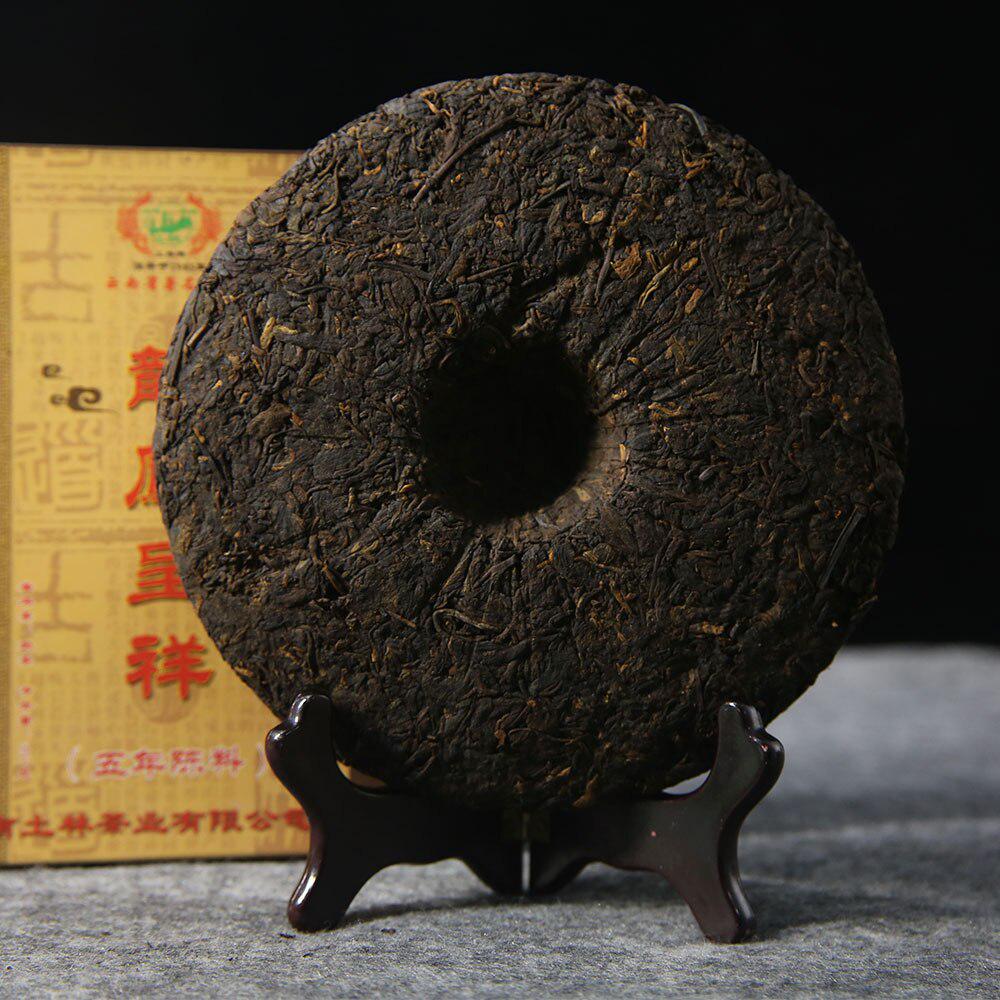 TuLin Phoenix Tea Shu Puer Ripe Puerh 2012 pětiletý materiál 357g