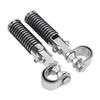 Motorcycle Highway Foot Pegs 1" 1-1/4" Engine Guard Clamp Footrest Pedal Universal For Harley Touring Softail Sportster XL Dyna
