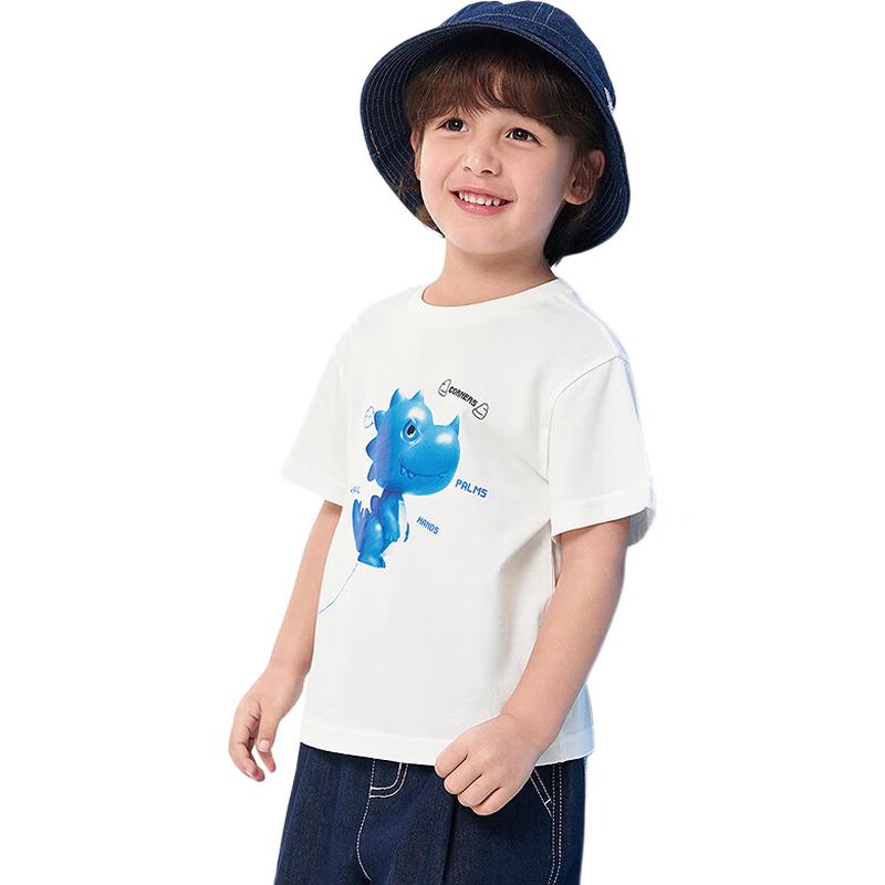 Balabala Boys' Cartoon Short Sleeve T-Shirt