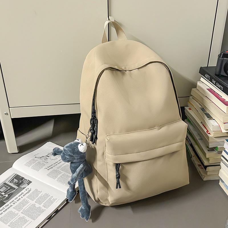 Student Schoolbag, College Student Simple and Fashionable Large-capacity Junior High School Student Backpack, High-value Backpack
