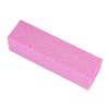 Pink Tofu Nail Buffer: Four-Sided High-Quality Sponge Block for Polishing, Buffing, and Filing.