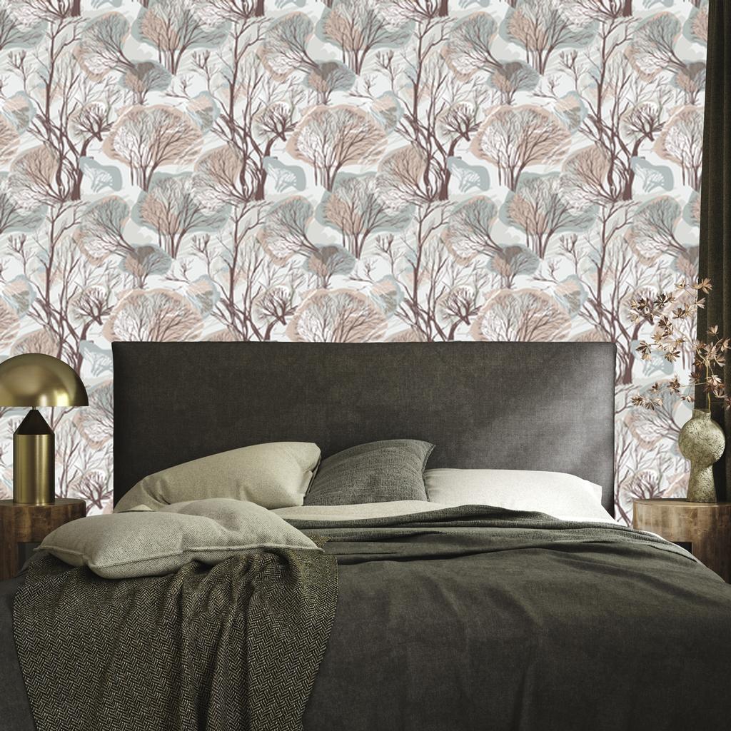 Trees In an Autumn Forest Wallpaper for the Living Room and Bedroom 50x1000