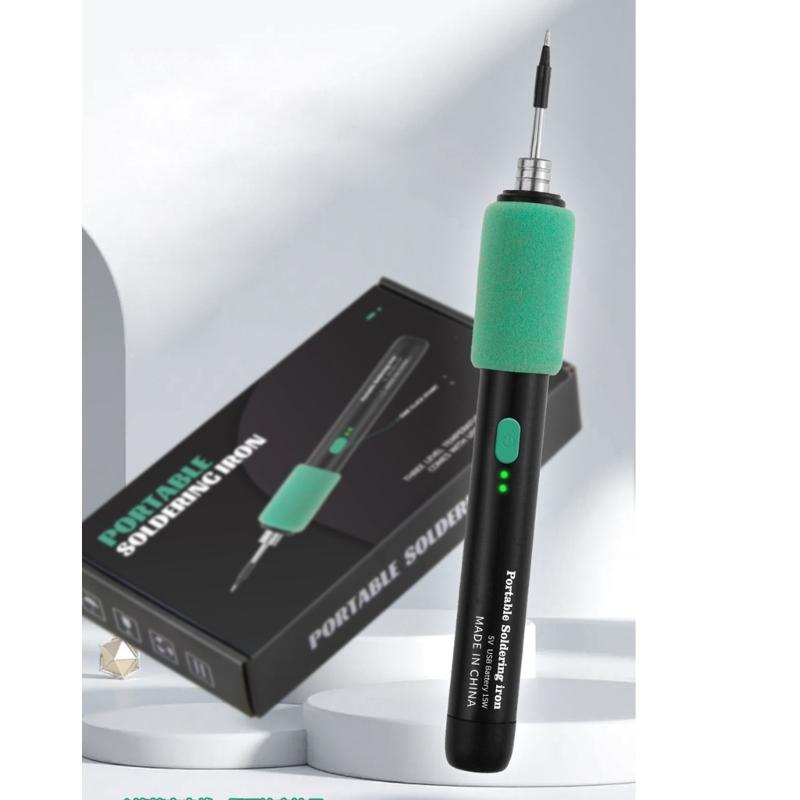Handy 600mAh Small Cordless USB Recharegeable Soldering Iron with Intelligent Heating for DIY Enthusiasts Welding Tool