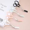 1PC Stainless Steel Eyebrow Scissors With Comb Safe Hair Removal Shaver For Eyebrows Shaping Makeup Tool