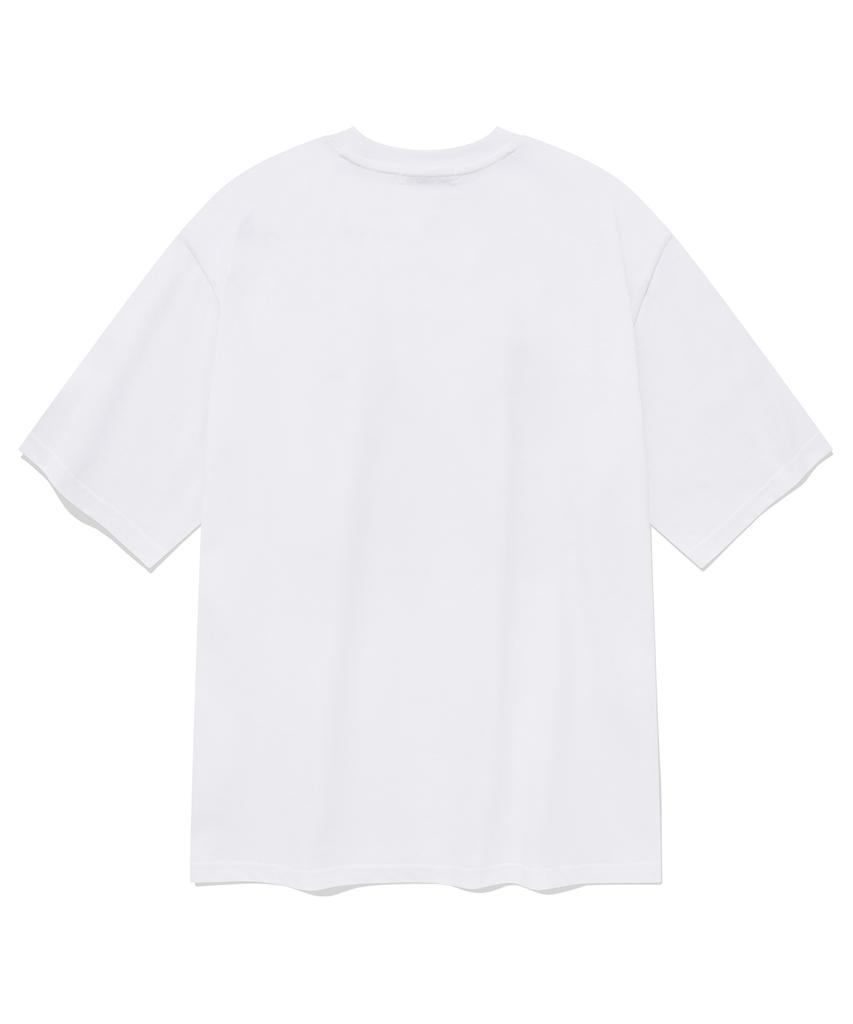 FALLETT Old Car Short Sleeve T-Shirt White