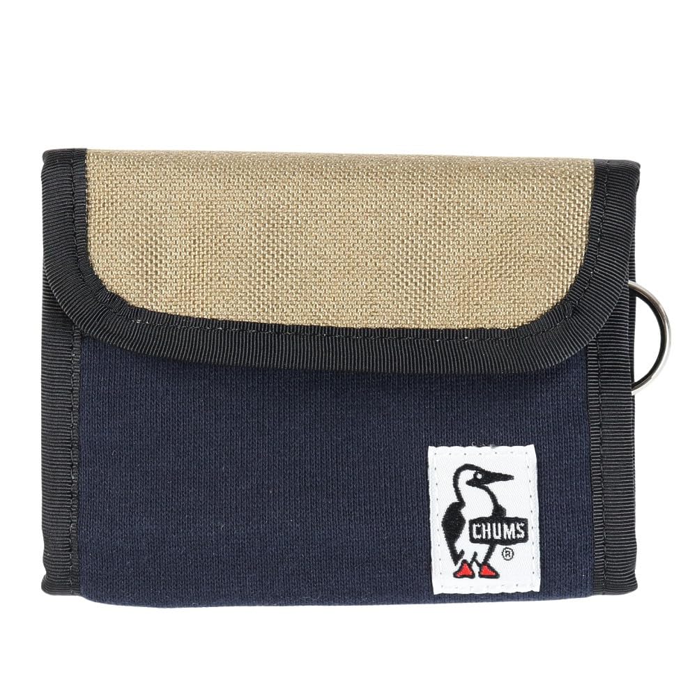 

Trifold Wallet Sweat Nylon Navy x Beige [Chums] Men s CH60-3612