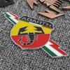 Car Metal Flat Hood Emblem Front Badge Logo Fit For  Giulia Giulietta 159 156 MITO Stelvio Fiat 500 Abarth 595 695 Punto TIPO