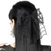 Bat Embroidery Halloween Hairpins Lace Tulle Veil Bow Hair Clips New Hair Clips  Hair Accessories