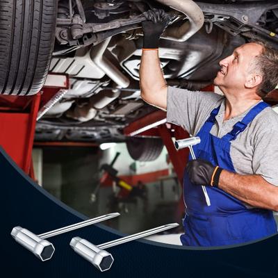 High Quality Multi-purpose Mechanical Wrench 13/19mm Double Head Scrench T Wrench Portable Sturdy Saw Chain Wrench Garden Tools