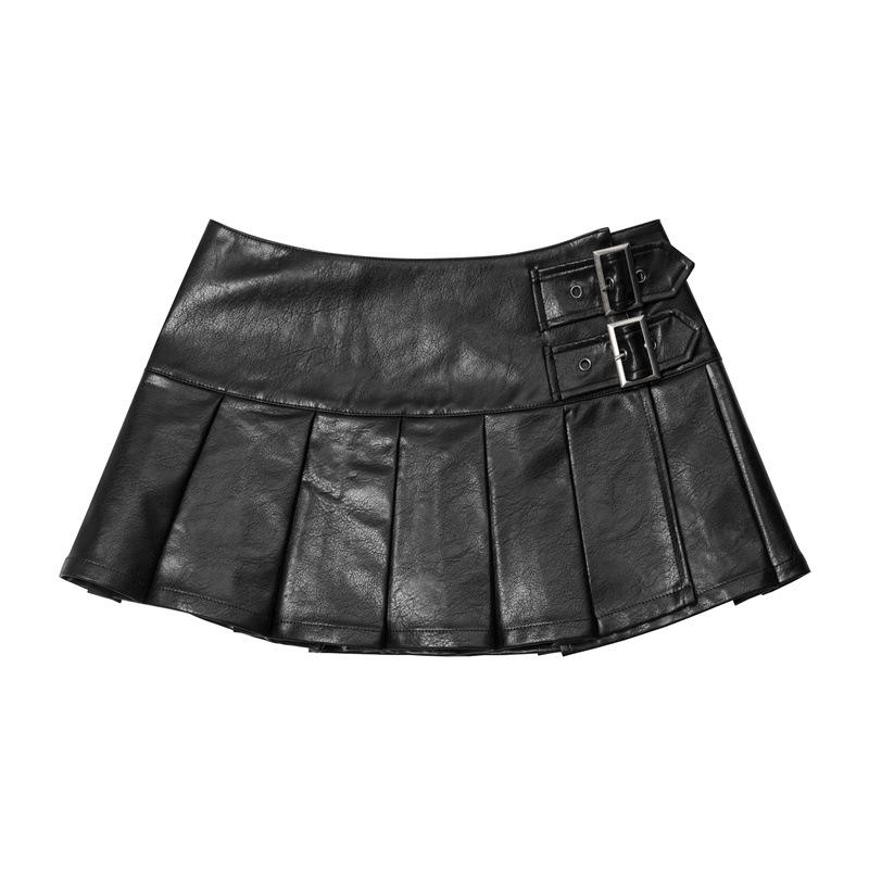 

HeyHenry Women s American Summer High Waist Pleated A-line Mini Skirt