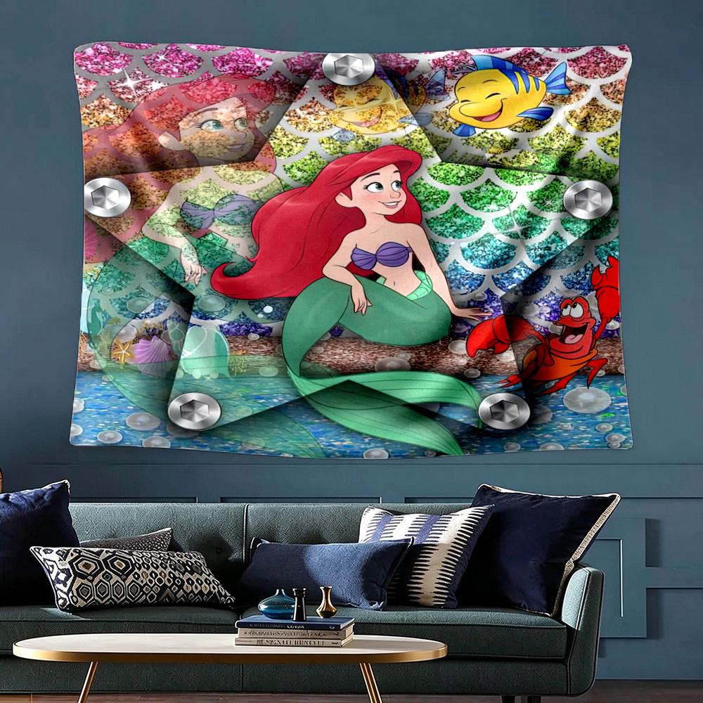Golden Symbols Wall Tapestry Art For Birthday Wedding Party Backdrop Family Gift