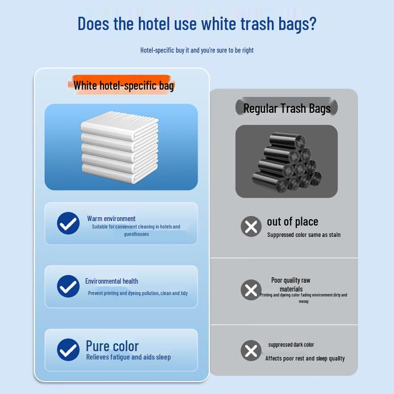 Sacchi della spazzatura Aimas a bocca piatta