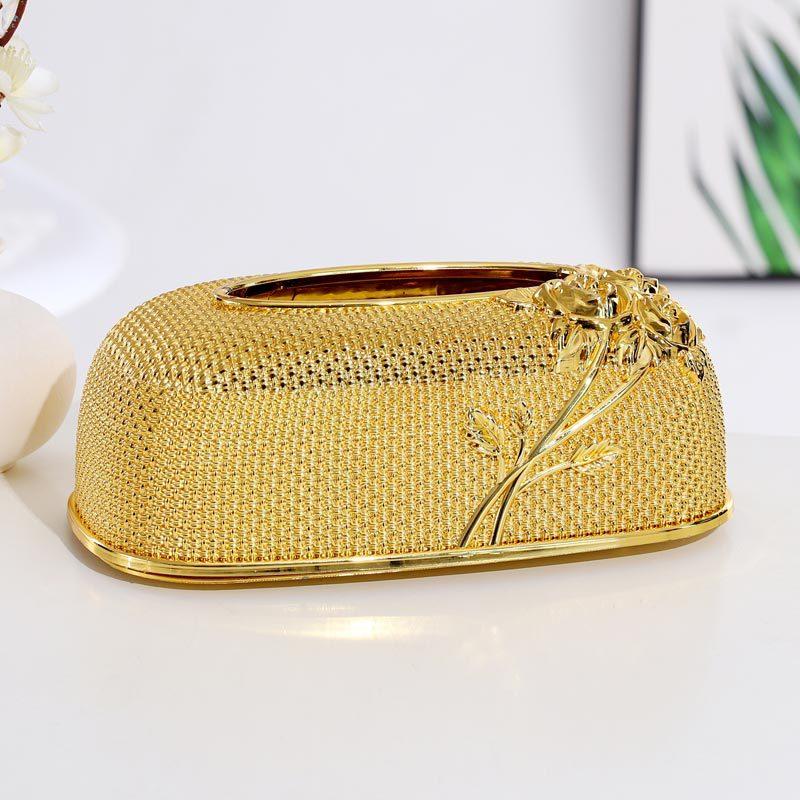 Tissue Box Living Room High-end Light Luxury Luxury Acrylic Waterproof El Office Table Decorations