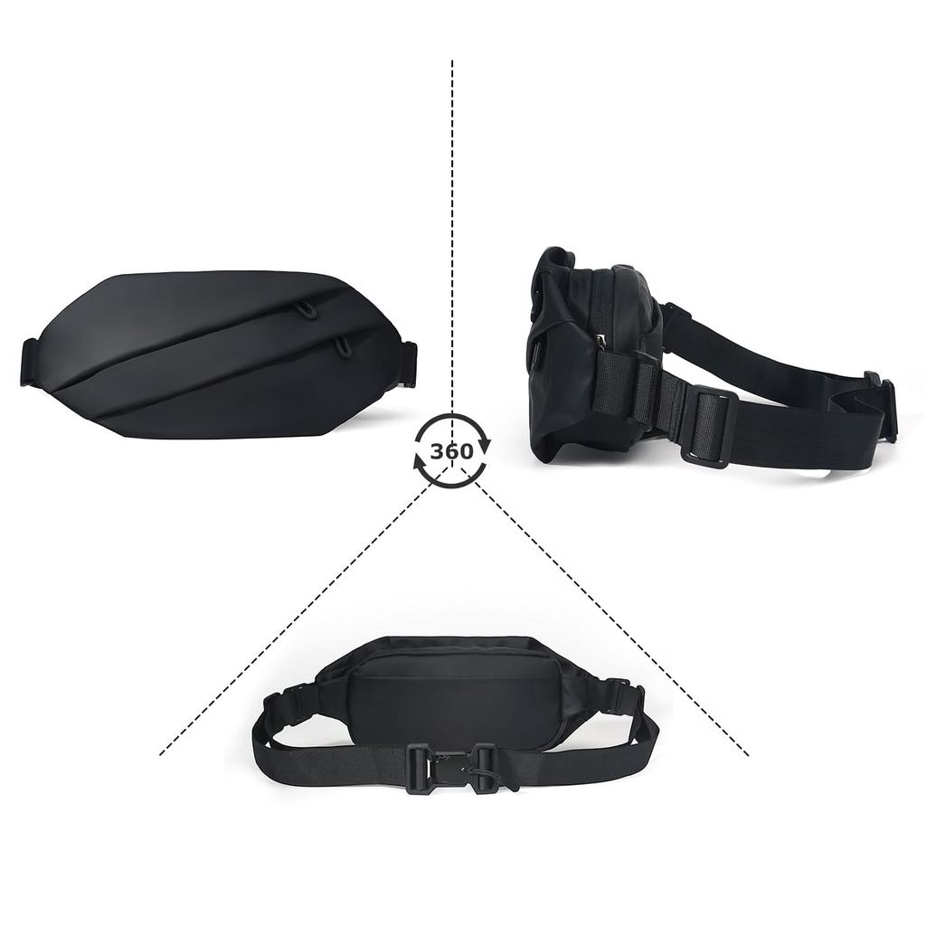 TOEDNNQI Crossbody Waist Perfect for and Crossbody Ideal for Boys and High School Men's One-Shoulder Bag, Bag, Pouch, Lightweight, Multifunctional,