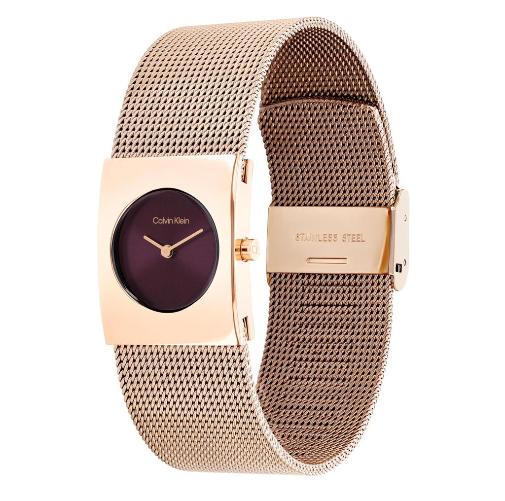 Watch PULSE Rose Gold Dial Stainless Steel Bracelet 25100137 [Calvin Klein][Authorized Import] Women's