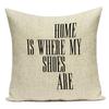 Simple Black White Cushion Animal Letters Coffee Home Polyester Pillowcase Car Sofa Home Decorative Throw Pillow Covers