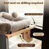 Cat Window Hammock With Plush Cushion And Ball Resting Spot Cat Window Seat For Home Apartment Indoor Windowsill Bedside Living