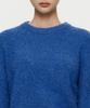 MUSINSA STANDARD WOMAN Women'S Boucle Relaxed Crew Neck Knit [Blue]