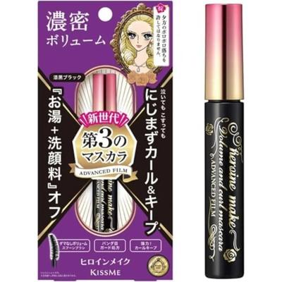 Heroine Make Volume Curl Mascara Advanced Film 01 Jet Black 6g 3-Piece Set