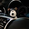 Car Rearview Mirror Car Interior Screen Cute Creative Car Companion Car Interior Decor Accessory, Decoration, Dog, Pendant, Doll,