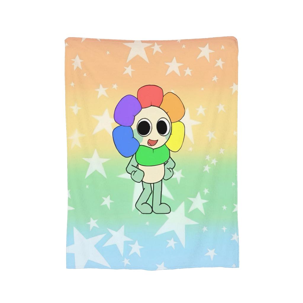 Game Dandy's World Blanket Velvet Textile Decor  Portable Super Warm Throw Blankets for Bedding Outdoor Plush Thin Quilt