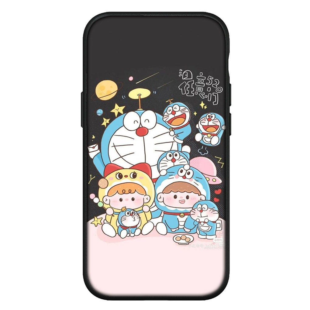 Cover for iPhone 16 15 Xiaomi Redmi Note 14 13 12 11 Pro Max X 8 9 16e Samsung Galaxy S25 S24 S23 Moto G85 G24 OPPO Huawei Cartoon Doraemon Phone Case