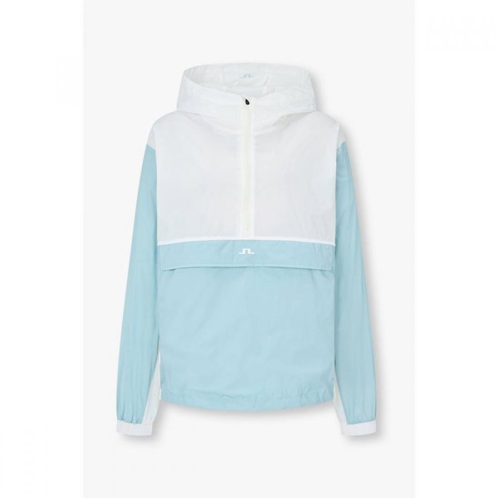 

J.lindeberg Women S Delayni Hooded Anorak S S 26 1546111803 sky blue/L