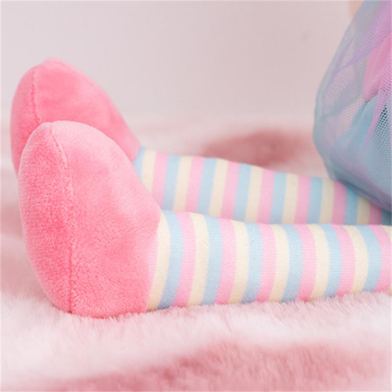 Metoo Original Keppel Bunny Rainbow Love Skirt Princess Plush Doll53cmFor Kids Toys Baby Holiday Gift