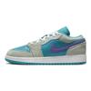 Air Jordan 1 Low SE GS Aquatone Concord Dziecięce Trampki Niebieski Pistacjowy-Frost Psychiczny-Fioletowy DX4374-300