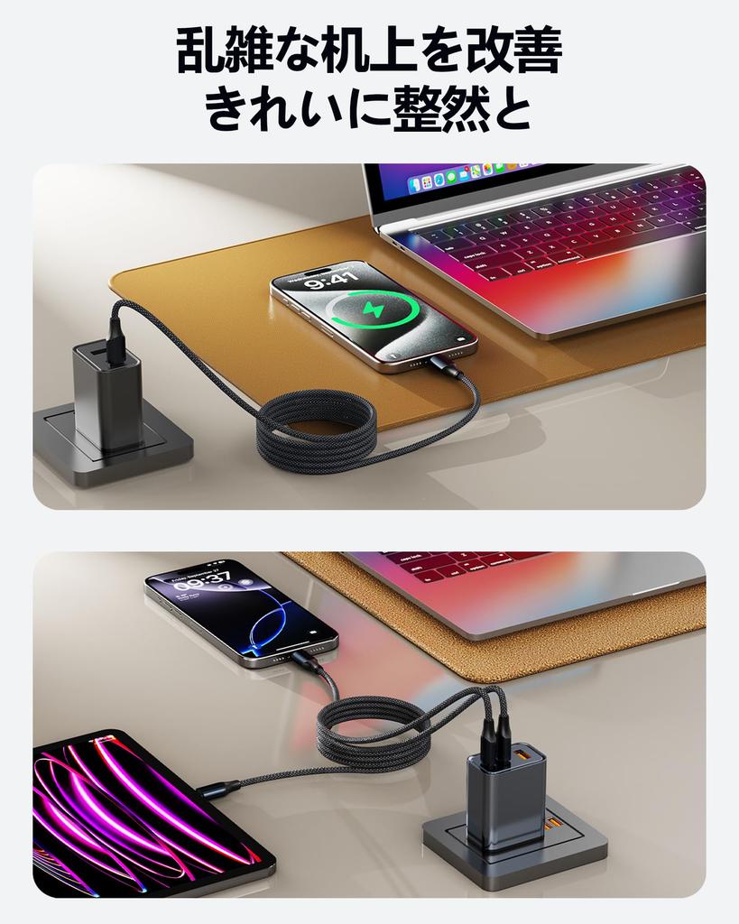 USB C auf C Magnetisch 5A Schnell 480Mbps Langlebiges Nylon Kompatibel mit iPhone 15 Pro und Xperia Kabel, 240W, PD3.1-kompatibel, 1m, Selbsteinziehend, Laden,