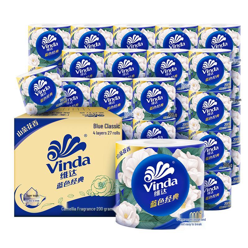 Vinda Blue Classic 4-Ply Toilet Paper