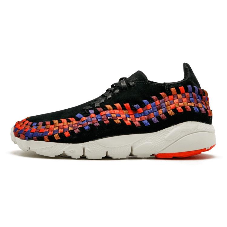 

new Nike Air Footscape Woven Black Rainbow 45
