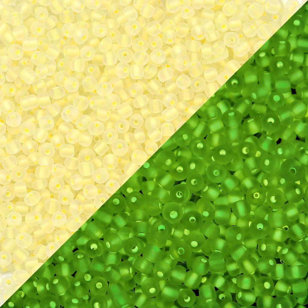 20g/Bag Matte Glass Seed Beads Colorful Luminous Beads Loose Beads For Jewelry Making DIY Earrings Necklace Bracelets Wholesale