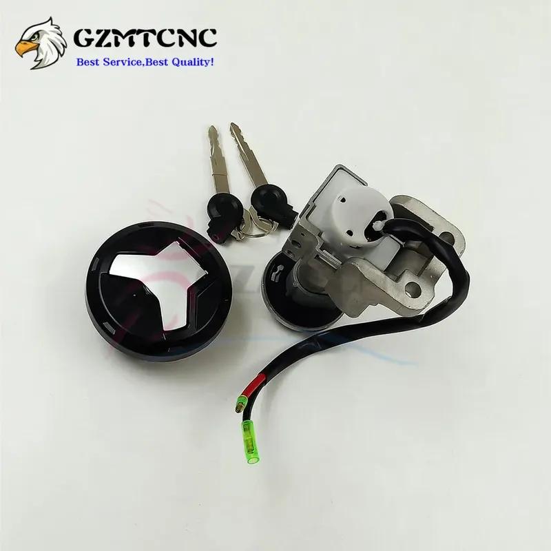 Nmax155 Ignition Switch Lock Fuel Gas Cap Cover Set Accessories Premium with Key Barrel Cylinder for Yamaha Nmax 155 2015-2019