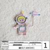 Self-adhesive Cute Cartoon Space Astronaut & Planet Embroidery Patch for Clothes & Bags