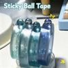 Glitter Ice-Clear Sticky Ball Rolling Tape Easy Hand Pull High Tensile Strength Stress Relief Sensory Toy