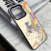 C-Cartoon illustration  Phone Case For iPhone 17,16,15,14,13,12,11 Plus,Pro Max,XS,Colored Silver Plated Inside Cover