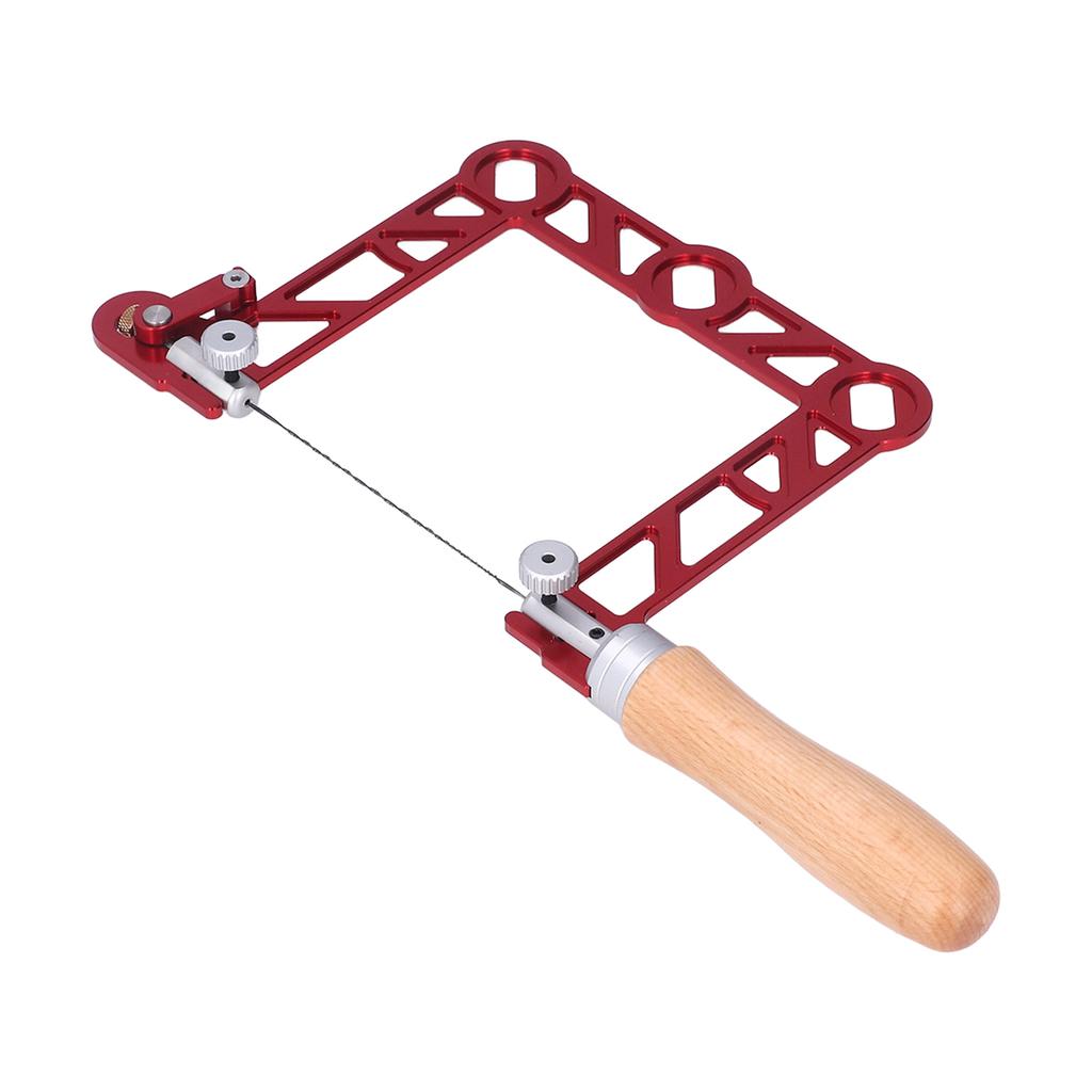 Mini Woodworking Hand Saw U Shape Wooden Handle Coping Saw for Jeweler Metal Processing 4in