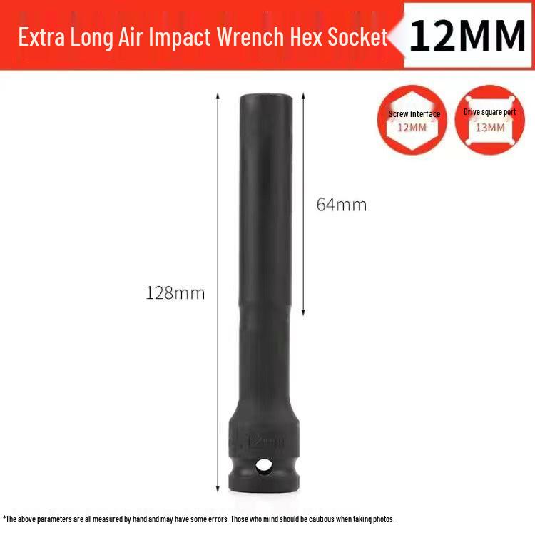 1/2 Hex Thin Wall Extended Electric Wrench Socket