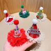 Elk Santa Claus Duckbill Clip Star Christmas Hat Hairpin Cute Christmas Hair Clip  Party