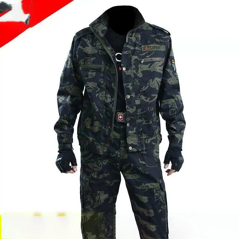 Overalls Suit Male Spring and Autumn Wear-resistant Dirt-resistant