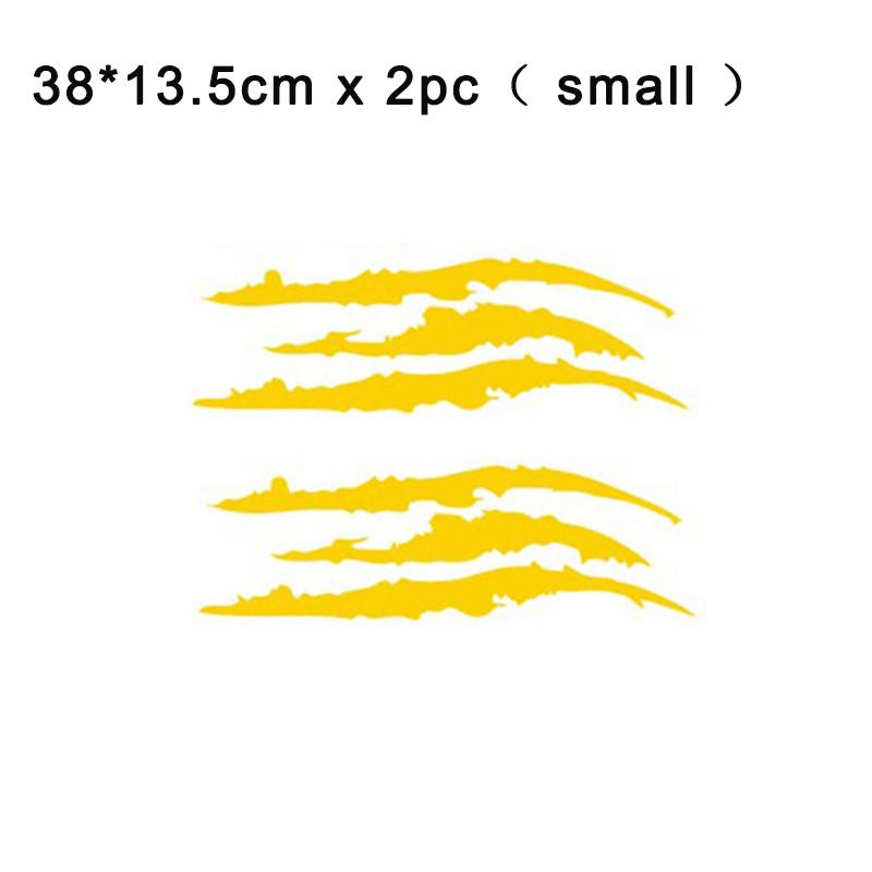 Lustiger Autoaufkleber Reflektierend Monsterkralle Kratzstreifen Markierungen Kratzer Vinyl Aufkleber Auto Scheinwerfer Karosserie Dekor Aufkleber