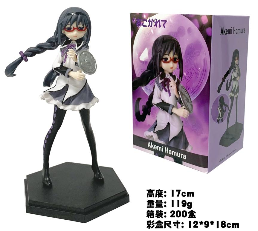 Japonia Anime Puella Magi Madoka Magica Akemi Homura Figurka Zabawki