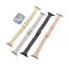 Compatible with Apple Watch: Dragon Scale Pattern Five-Bead Thin Style iWatch Generation SE10 Strap (11s9876)