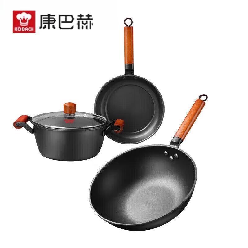 KBH Ringstedt 3-Piece Iron Cookware Set